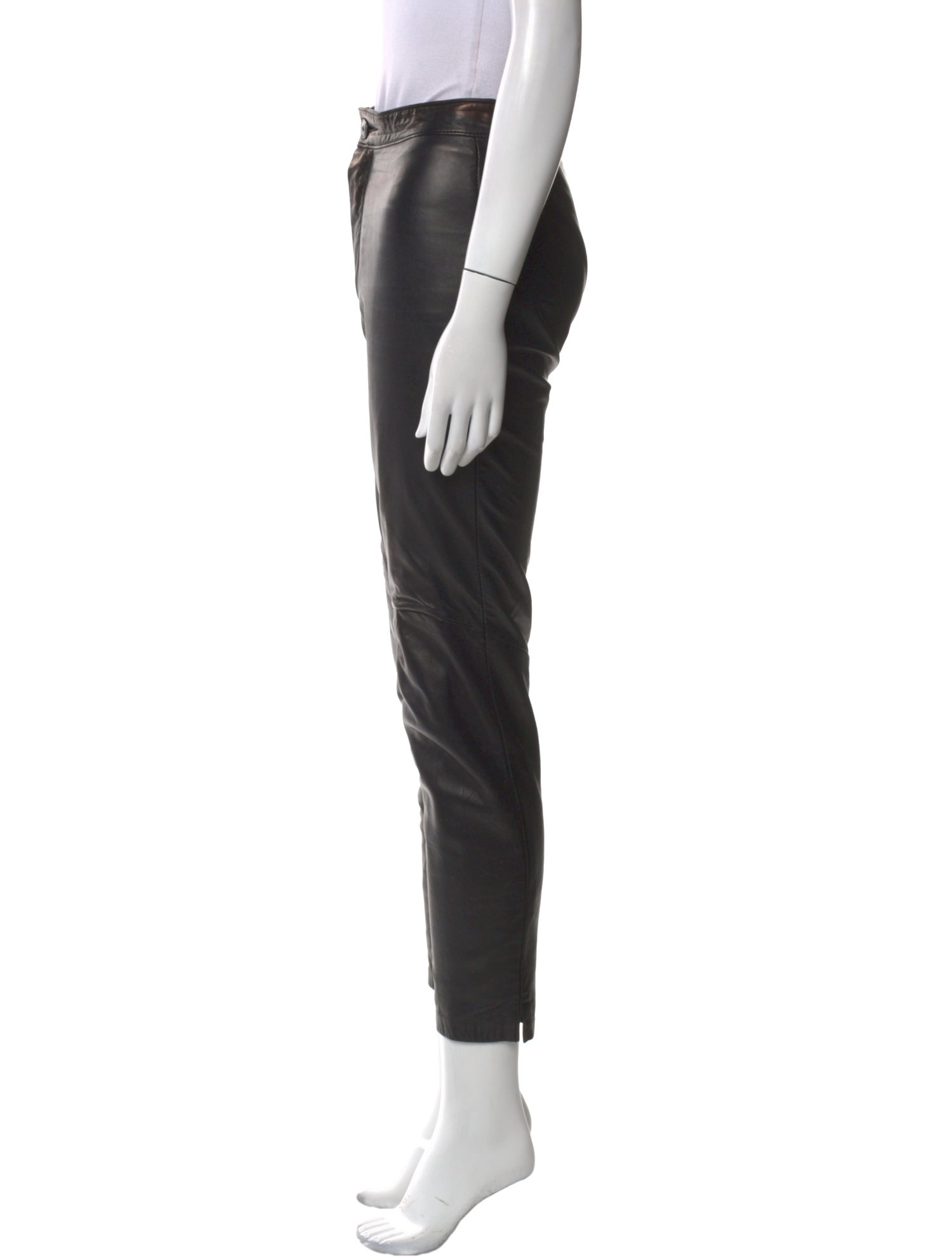 Michael Hoban North Beach Leather Skinny Leg Pants