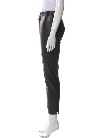 Michael Hoban North Beach Leather Skinny Leg Pants