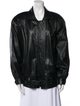 Michael Hoban North Beach Leather Bomber Jacket
