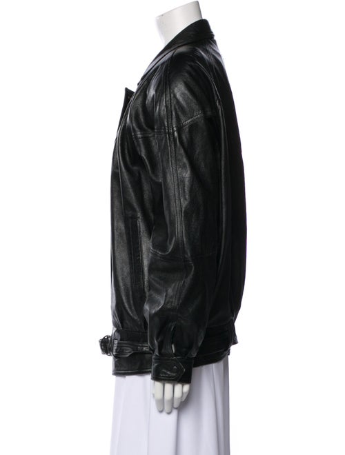 Michael Hoban North Beach Leather Bomber Jacket
