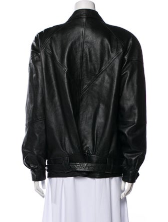 Michael Hoban North Beach Leather Bomber Jacket