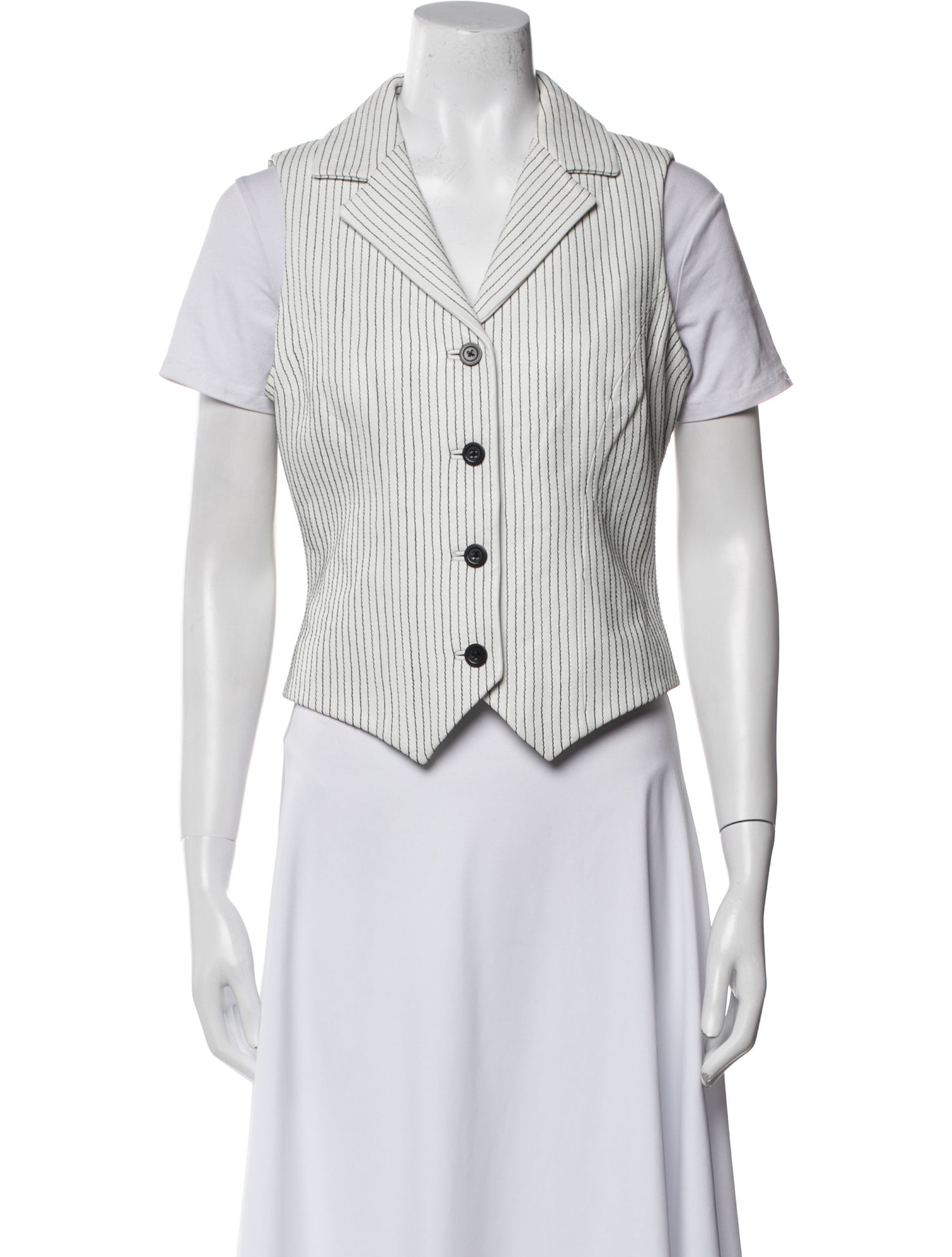 Michael Hoban North Beach Leather Striped Vest