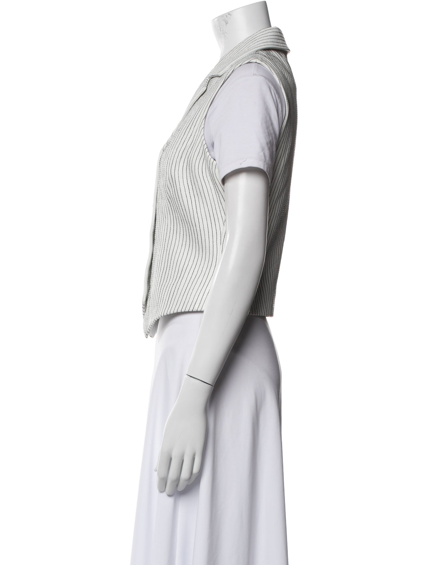 Michael Hoban North Beach Leather Striped Vest