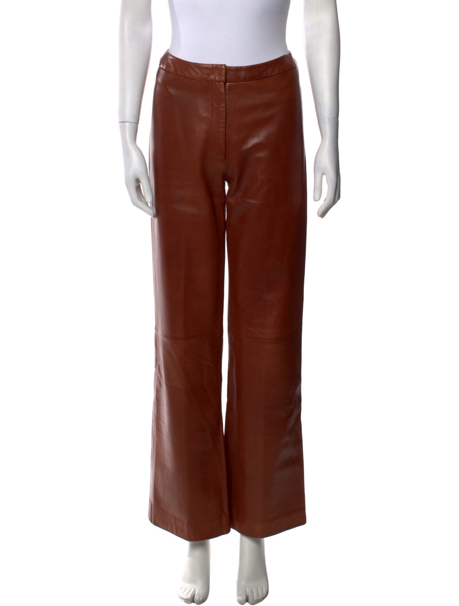 Michael Hoban North Beach Leather Wide Leg Pants