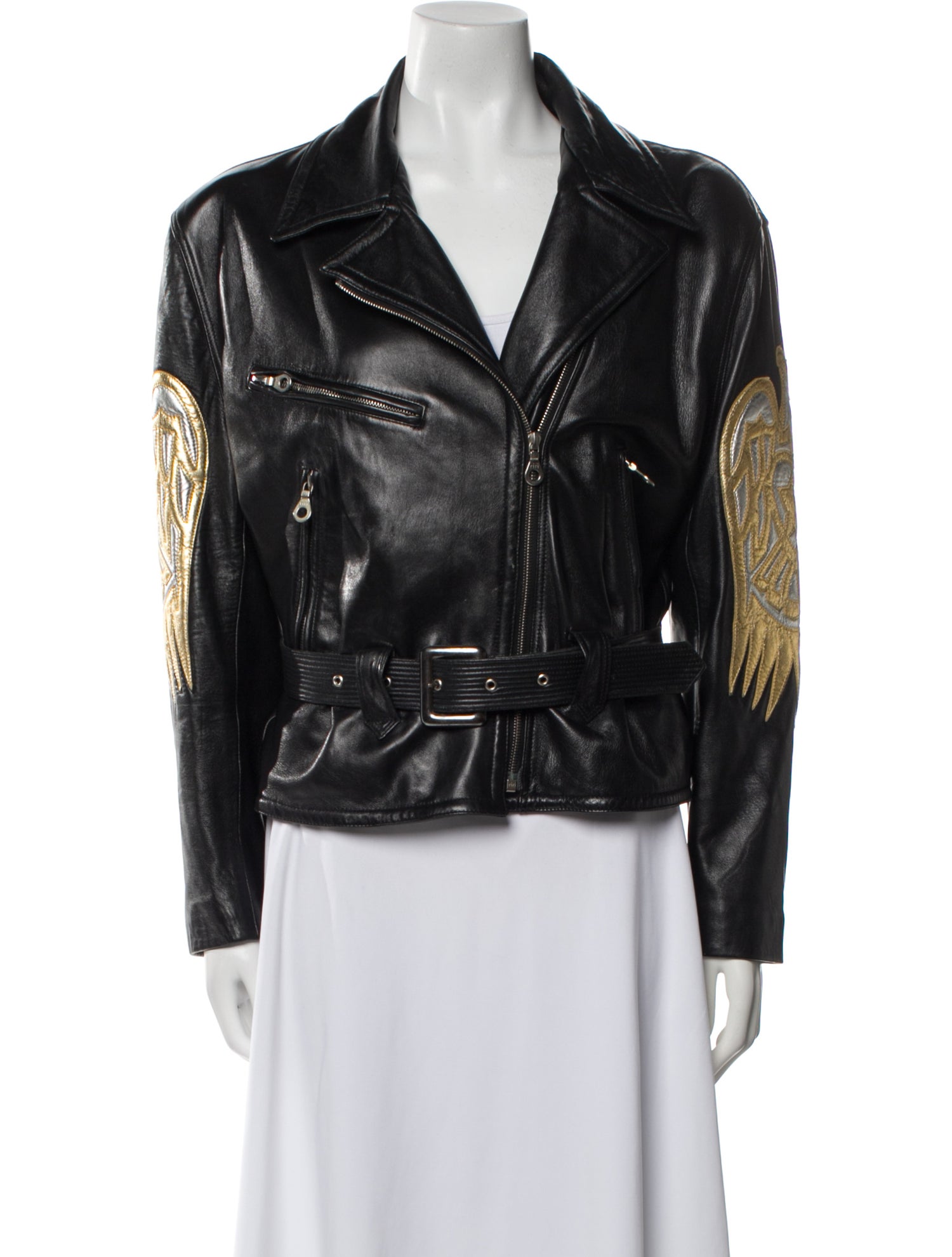 Michael Hoban North Beach Vintage Leather Biker Jacket