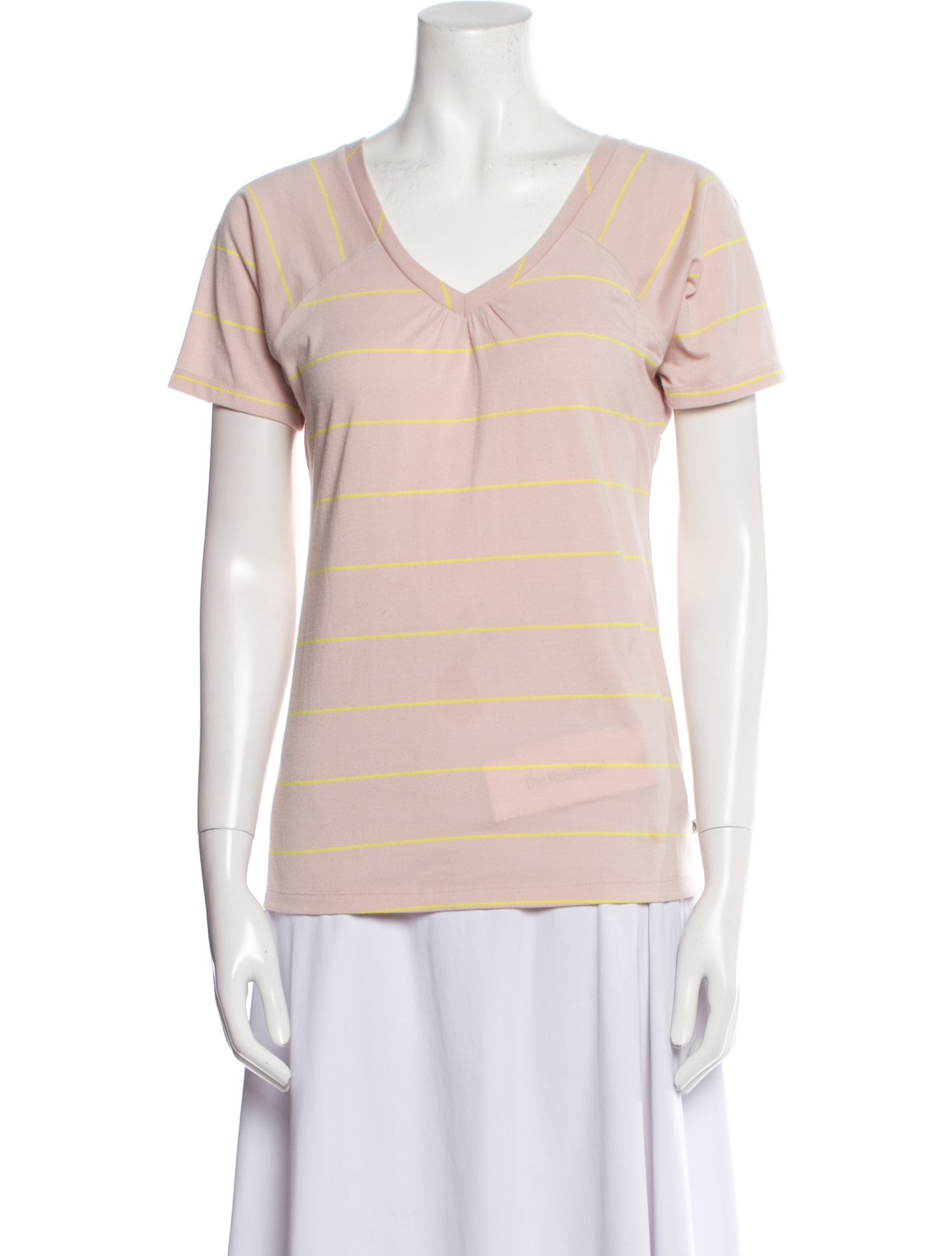 Mountain Hardwear Striped V-Neck T-Shirt