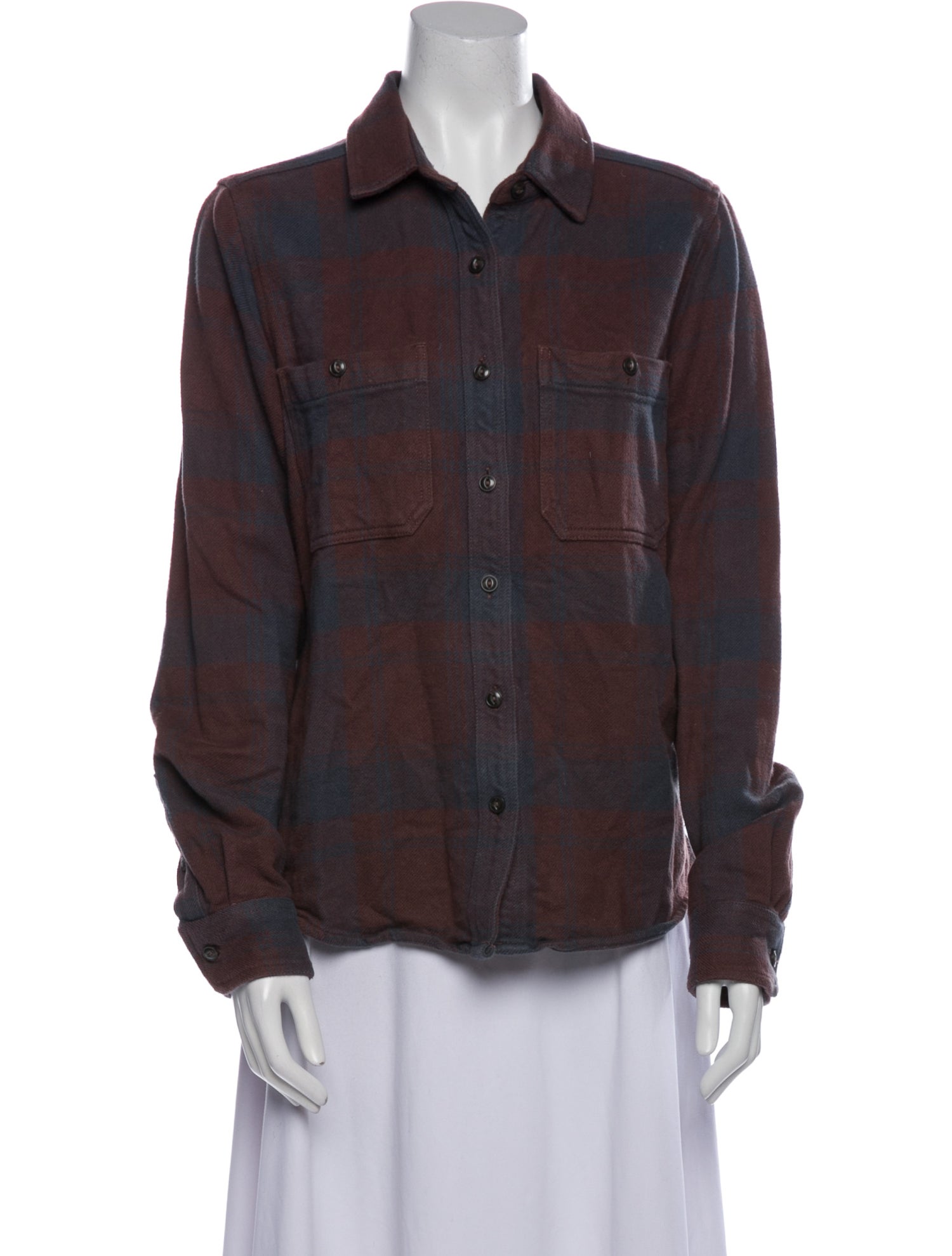 Mountain Hardwear Plaid Print Denim Jacket