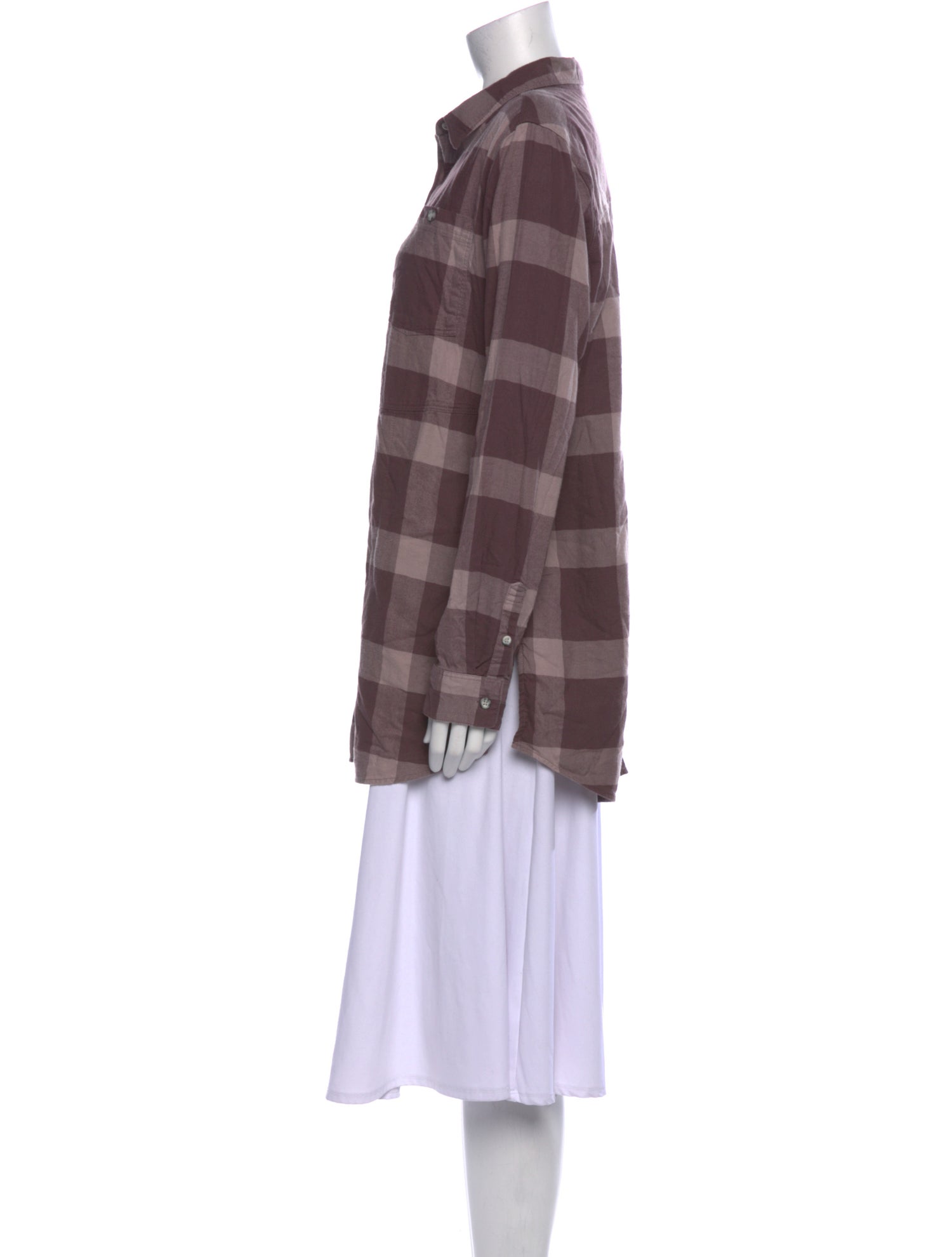 Mountain Hardwear Plaid Print Long Sleeve Tunic