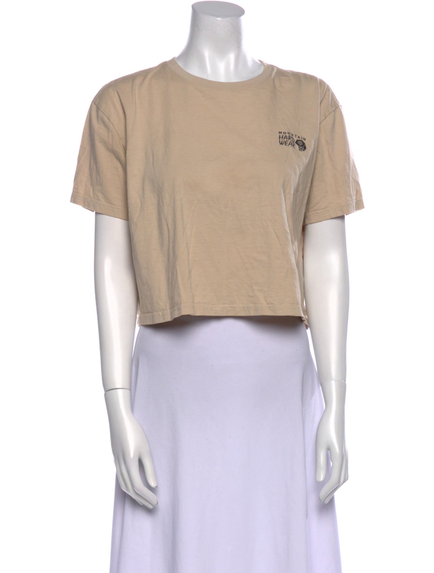 Mountain Hardwear Graphic Print Crew Neck Crop Top