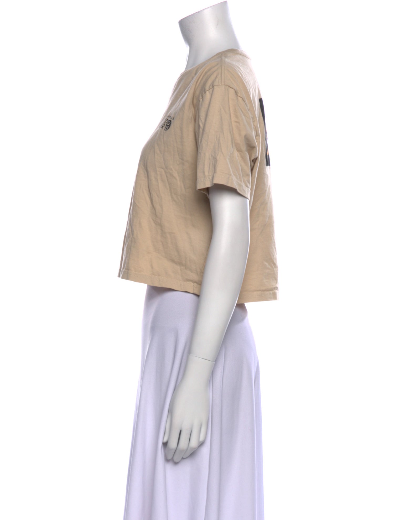 Mountain Hardwear Graphic Print Crew Neck Crop Top