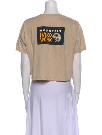 Mountain Hardwear Graphic Print Crew Neck Crop Top