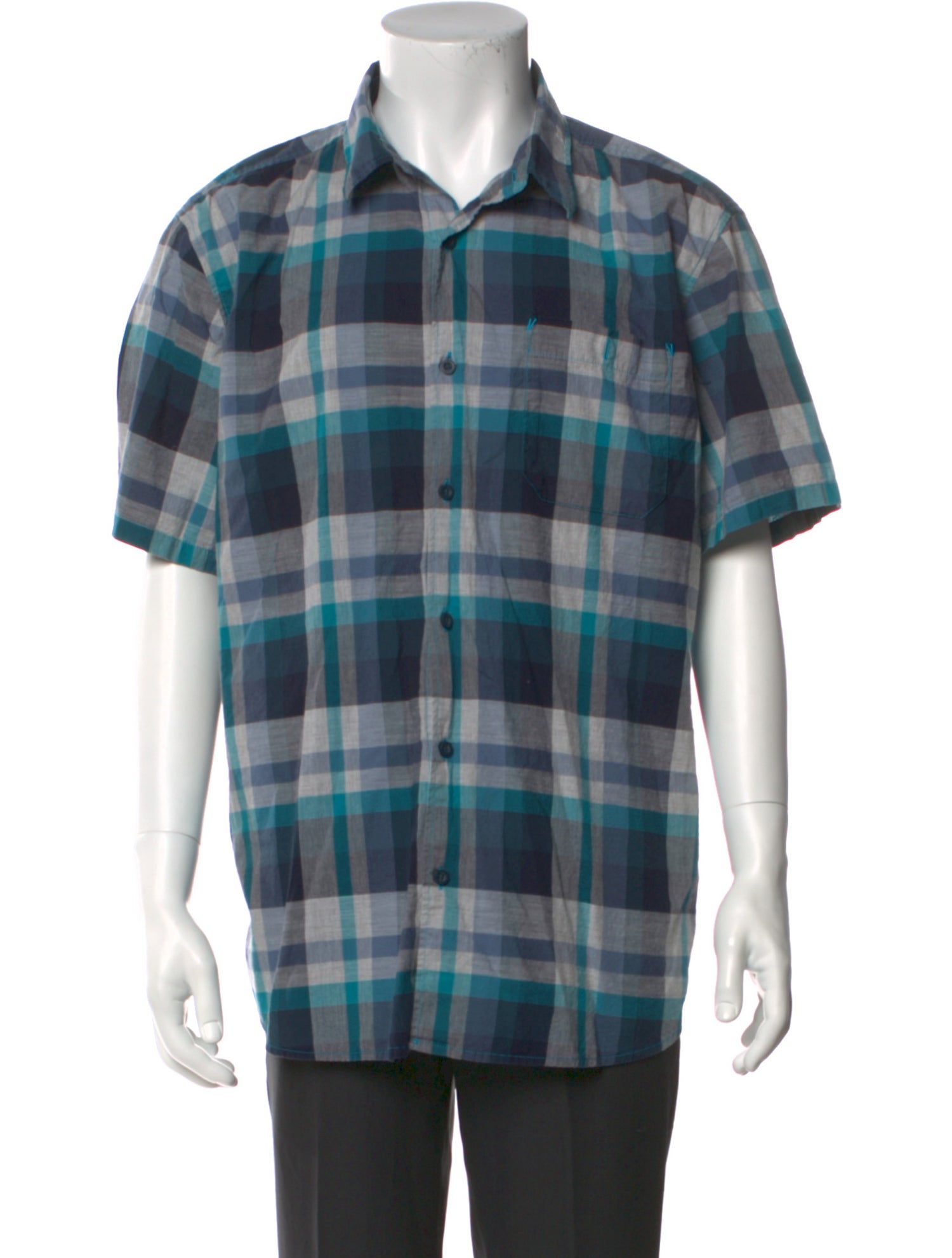 Mountain Hardwear Plaid Print Short Sleeve Shirt