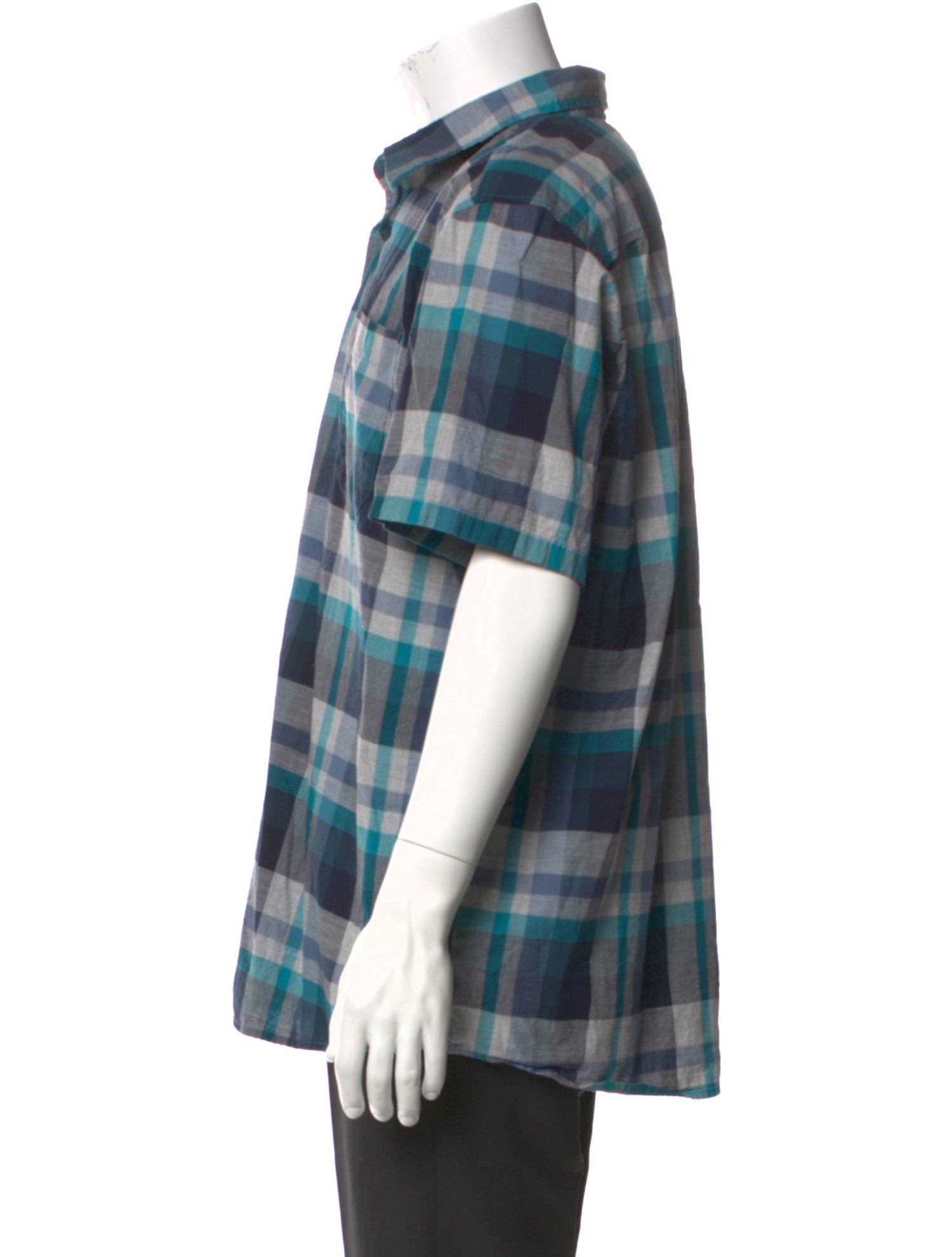 Mountain Hardwear Plaid Print Short Sleeve Shirt