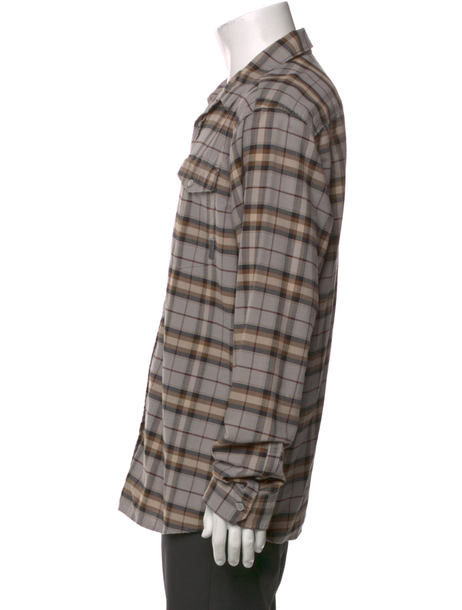 Mountain Hardwear Plaid Print Long Sleeve Shirt