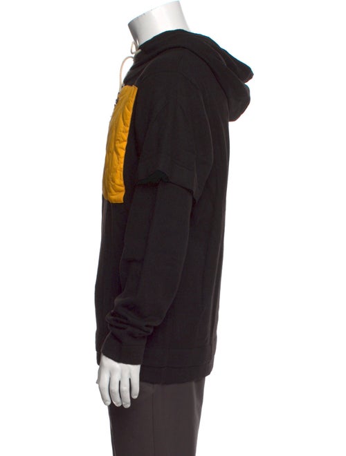 Mostly Heard Rarely Seen Wool Colorblock Pattern Hoodie
