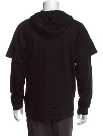 Mostly Heard Rarely Seen Wool Colorblock Pattern Hoodie