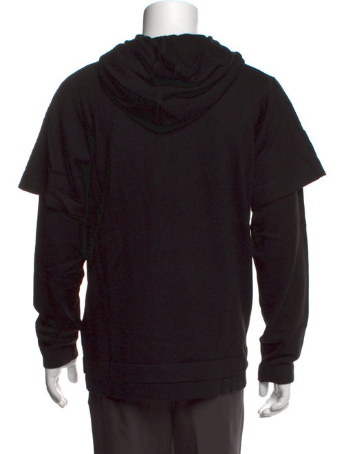 Mostly Heard Rarely Seen Wool Colorblock Pattern Hoodie