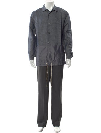 Mostly Heard Rarely Seen Long Sleeve Denim Shirt