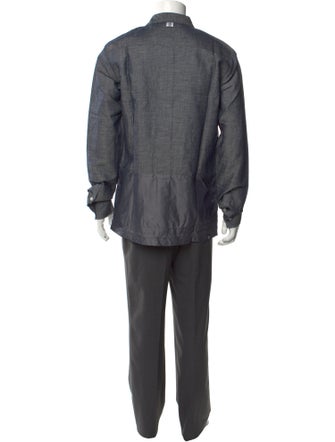 Mostly Heard Rarely Seen Long Sleeve Denim Shirt