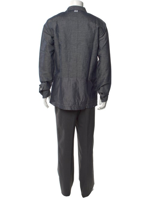 Mostly Heard Rarely Seen Long Sleeve Denim Shirt