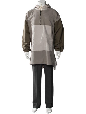 Mostly Heard Rarely Seen Colorblock Pattern Parka