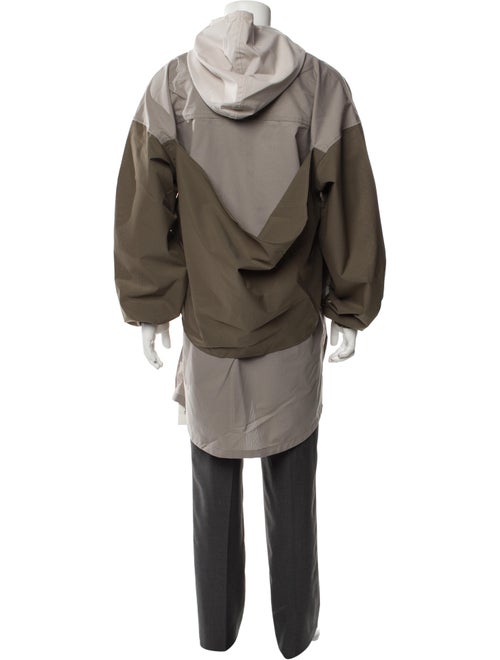 Mostly Heard Rarely Seen Colorblock Pattern Parka