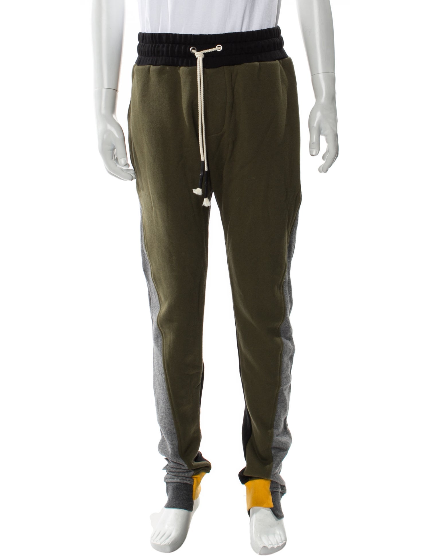 Mostly Heard Rarely Seen Colorblock Pattern Joggers