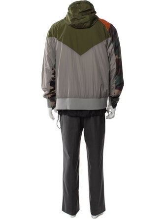 Mostly Heard Rarely Seen Colorblock Pattern Windbreaker