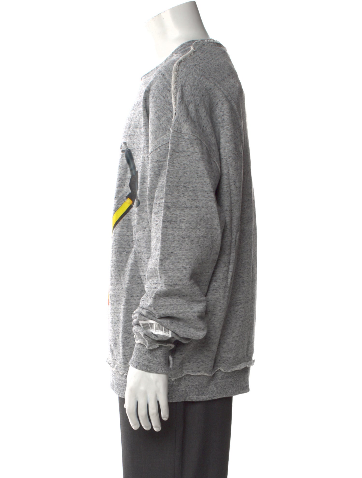 Mostly Heard Rarely Seen Graphic Print Crew Neck Pullover w/ Tags