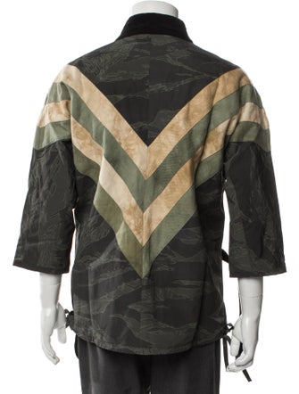 Mostly Heard Rarely Seen Colorblock Pattern Jacket