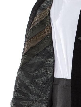 Mostly Heard Rarely Seen Colorblock Pattern Jacket