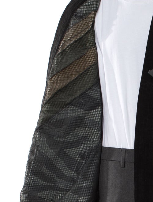 Mostly Heard Rarely Seen Colorblock Pattern Jacket