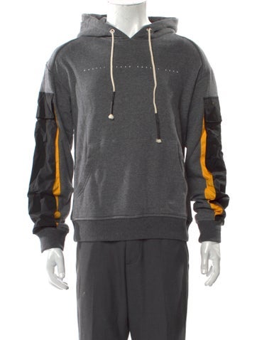 Mostly Heard Rarely Seen Sweatshirts & Hoodies Colorblock Pattern V-Neck Hoodie XS