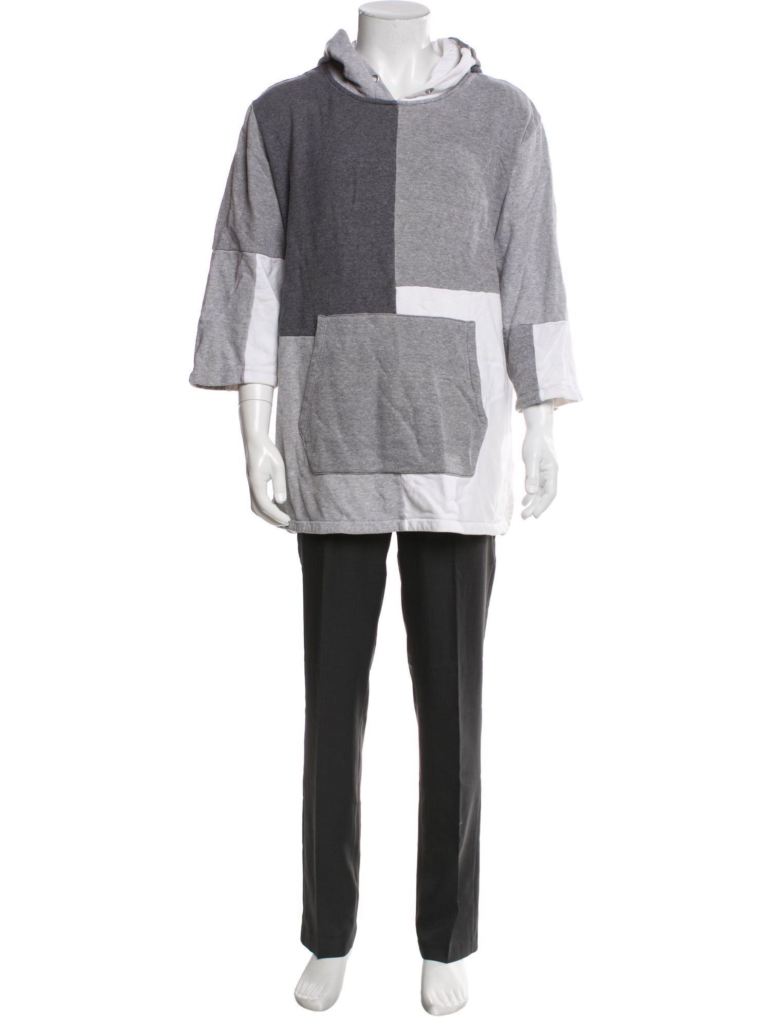 Mostly Heard Rarely Seen Colorblock Pattern Parka