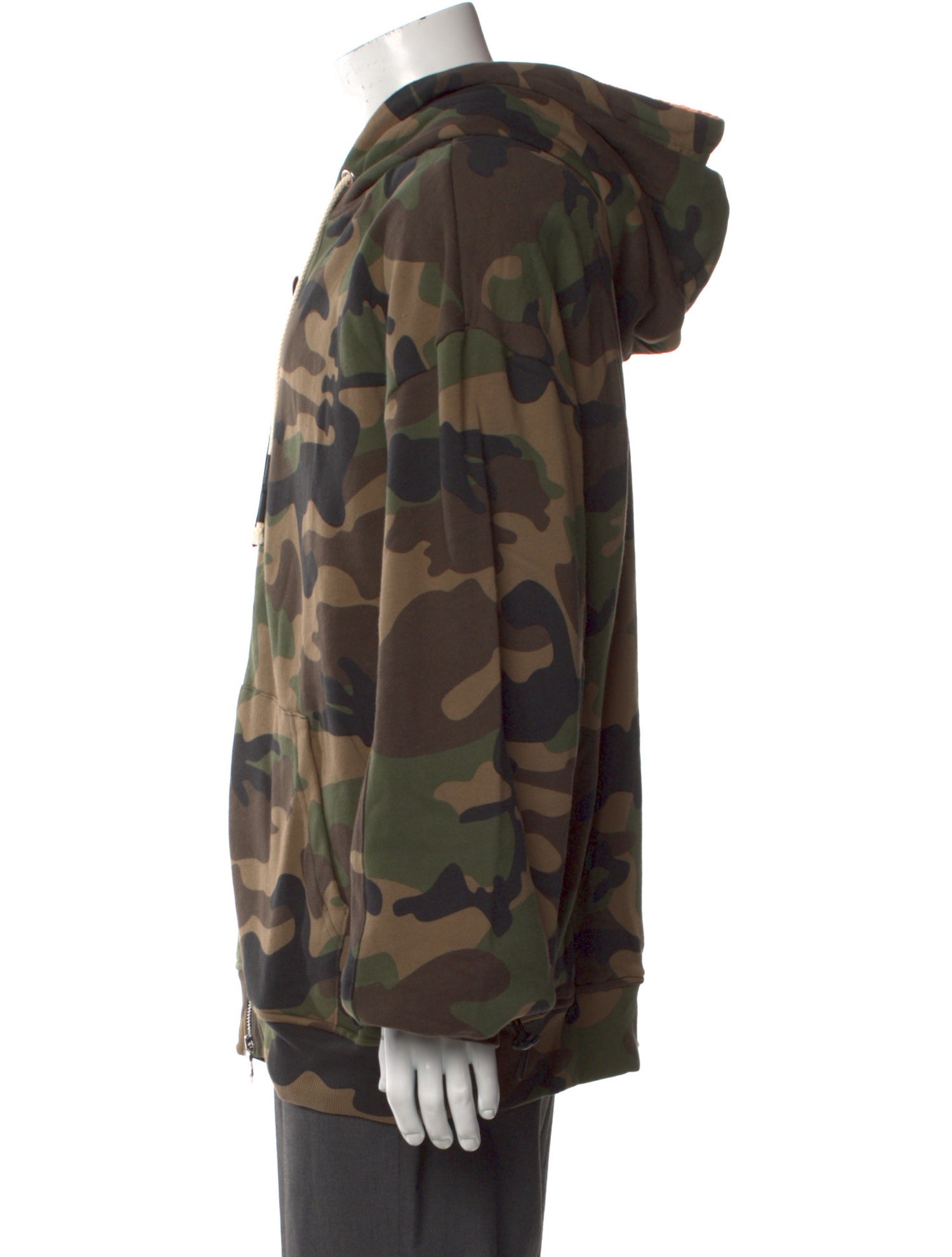 Mostly Heard Rarely Seen Camouflage Print Crew Neck Hoodie