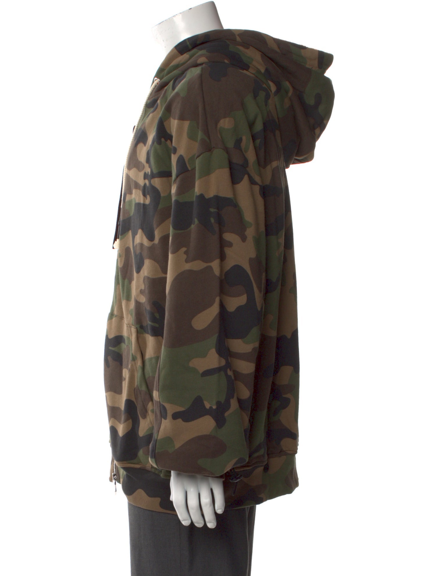 Mostly Heard Rarely Seen Camouflage Print Crew Neck Hoodie