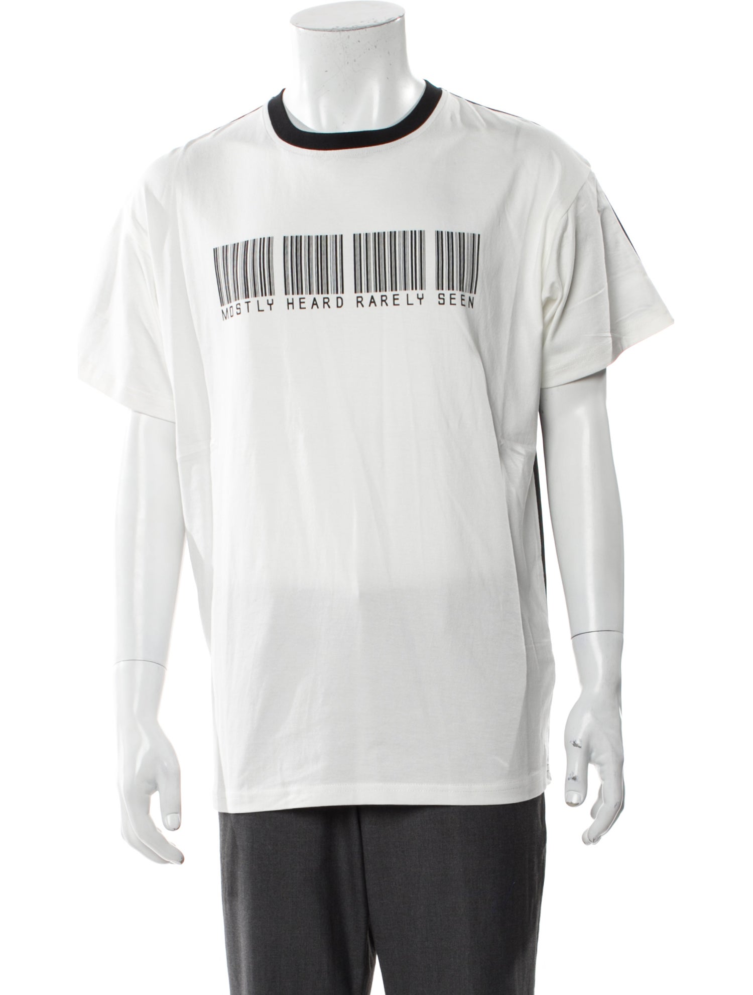 Mostly Heard Rarely Seen Graphic Print Crew Neck T-Shirt