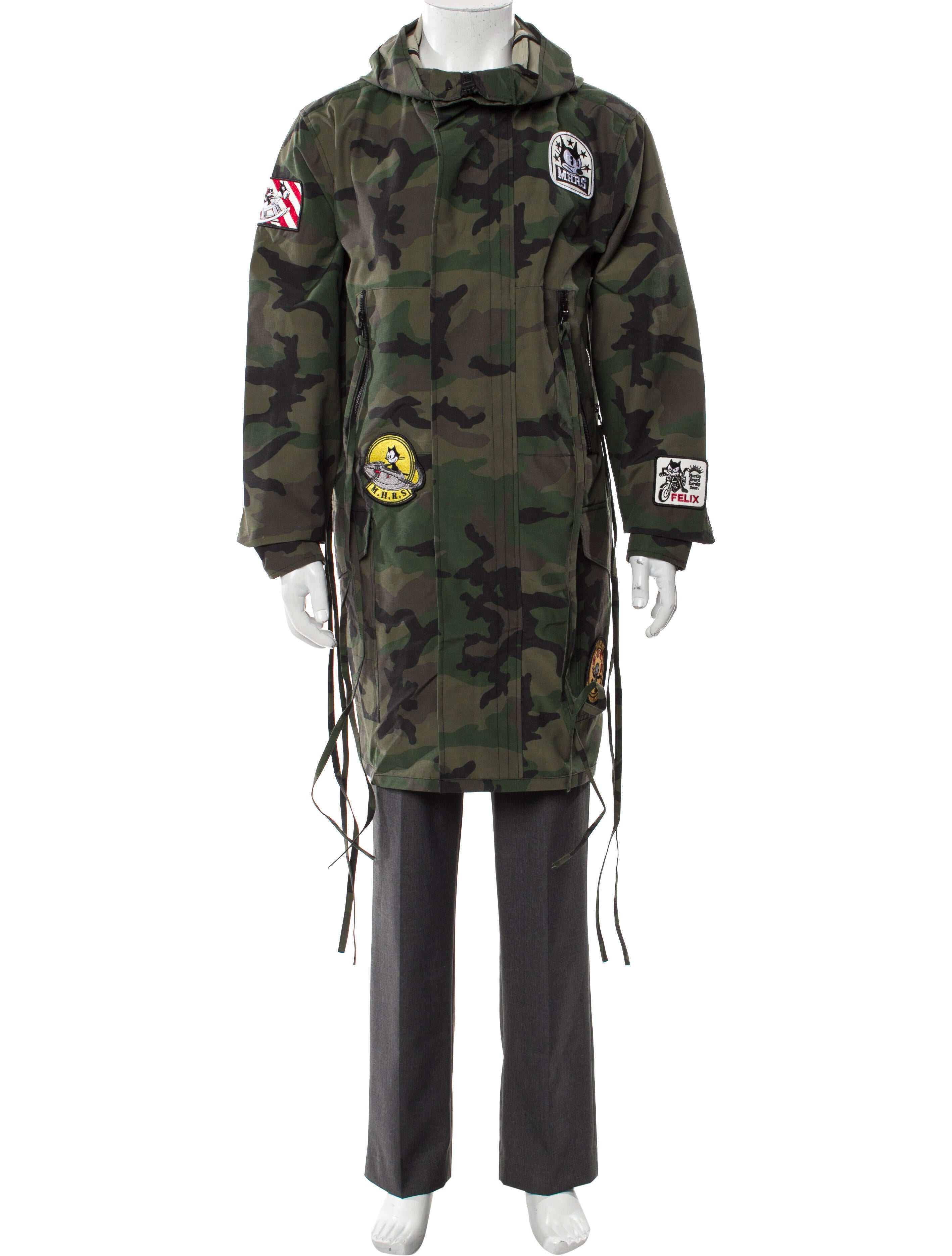 Mostly Heard Rarely Seen Camouflage Print Parka