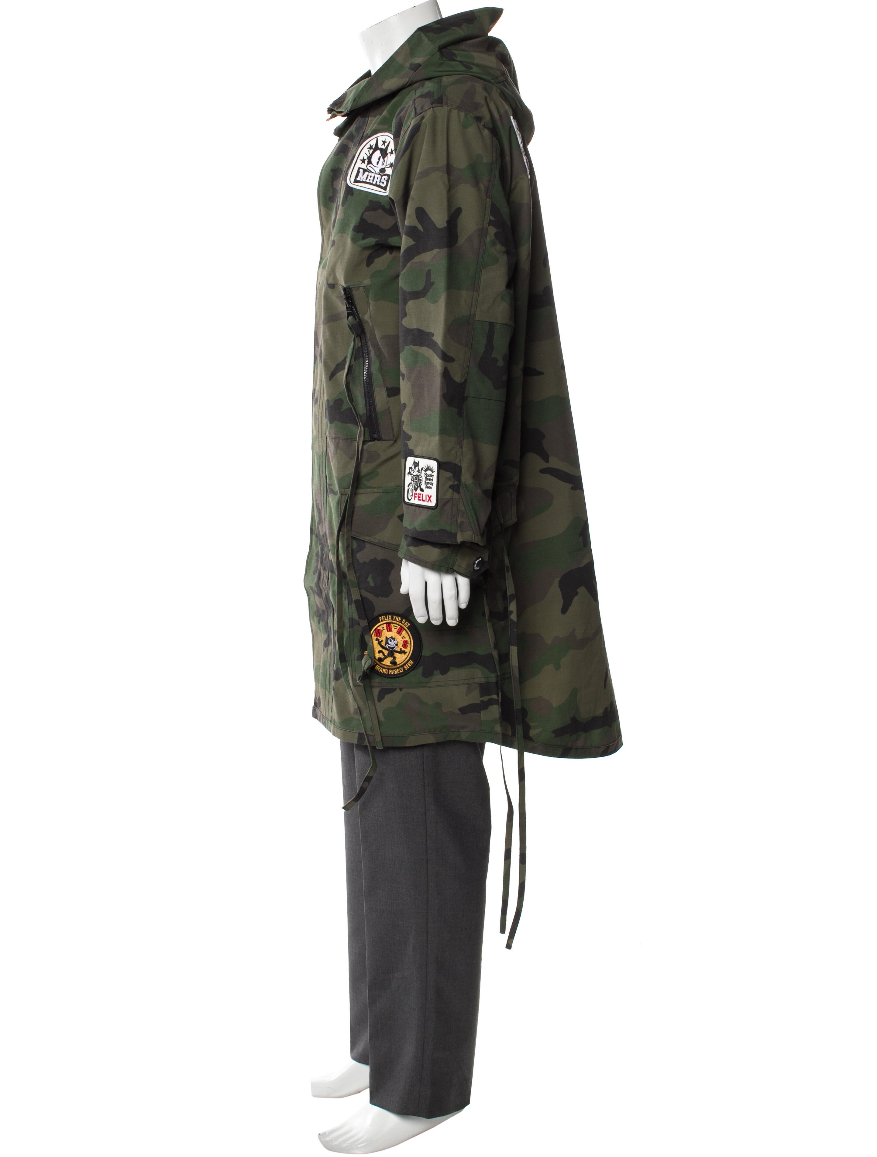 Mostly Heard Rarely Seen Camouflage Print Parka