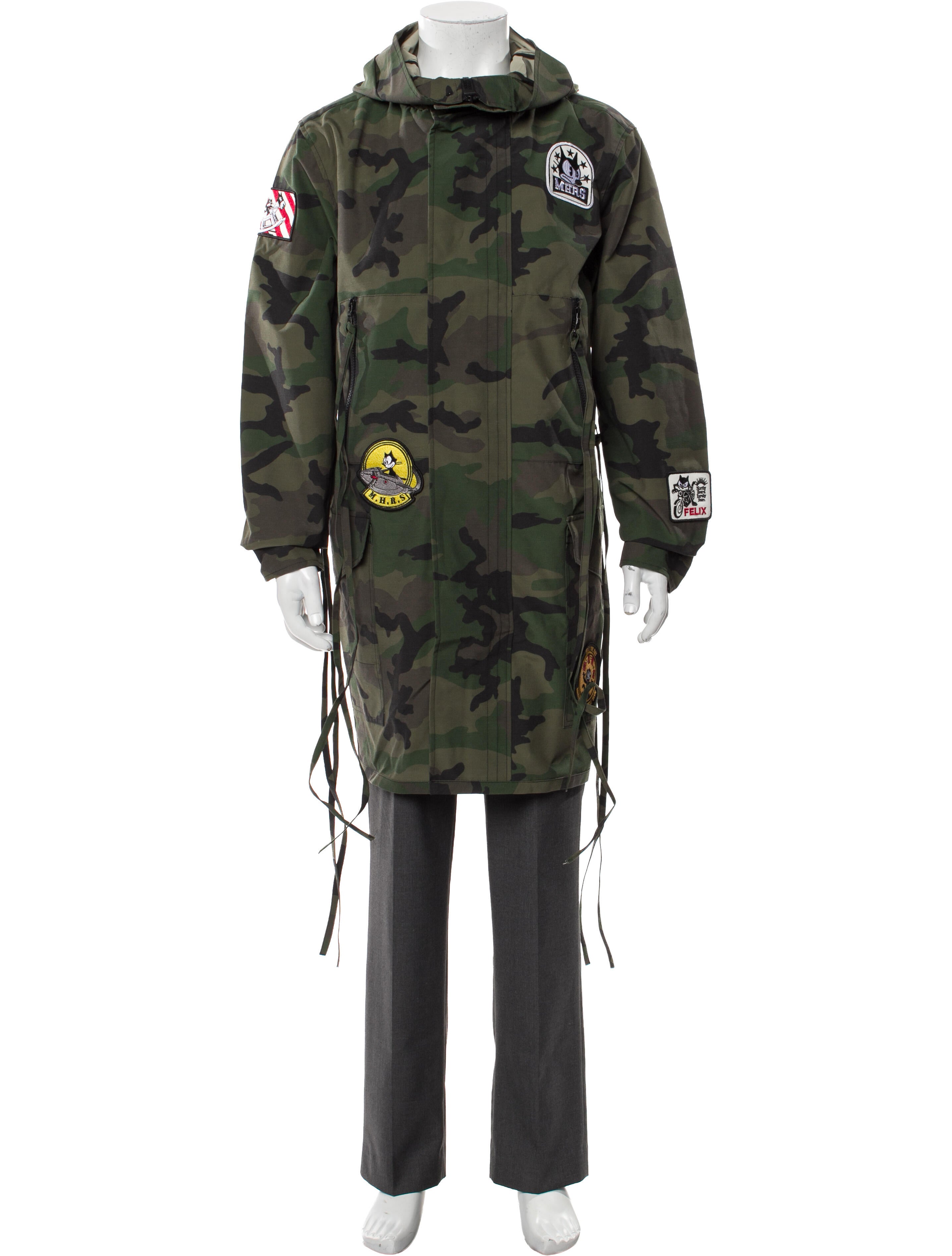 Mostly Heard Rarely Seen Camouflage Print Parka