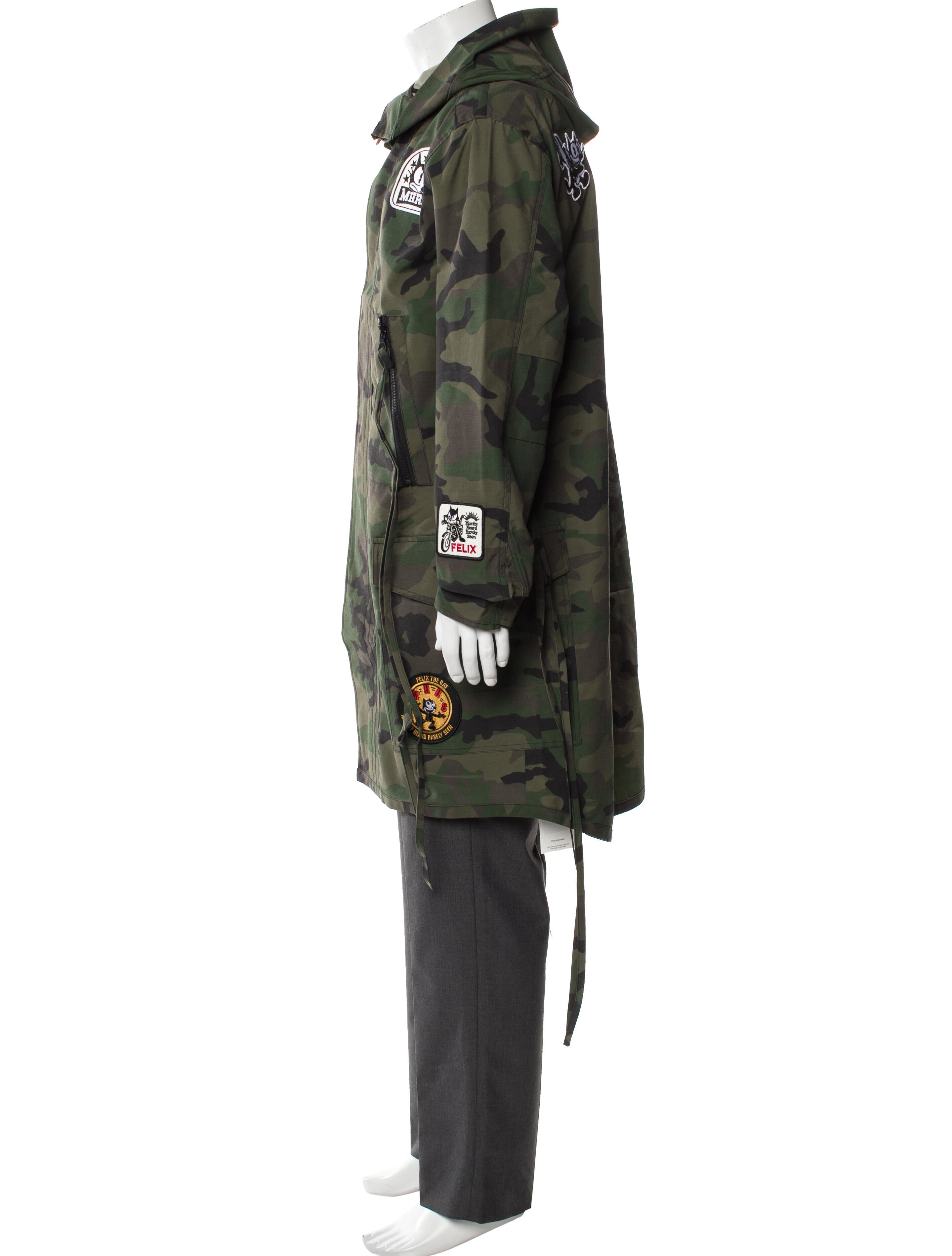 Mostly Heard Rarely Seen Camouflage Print Parka