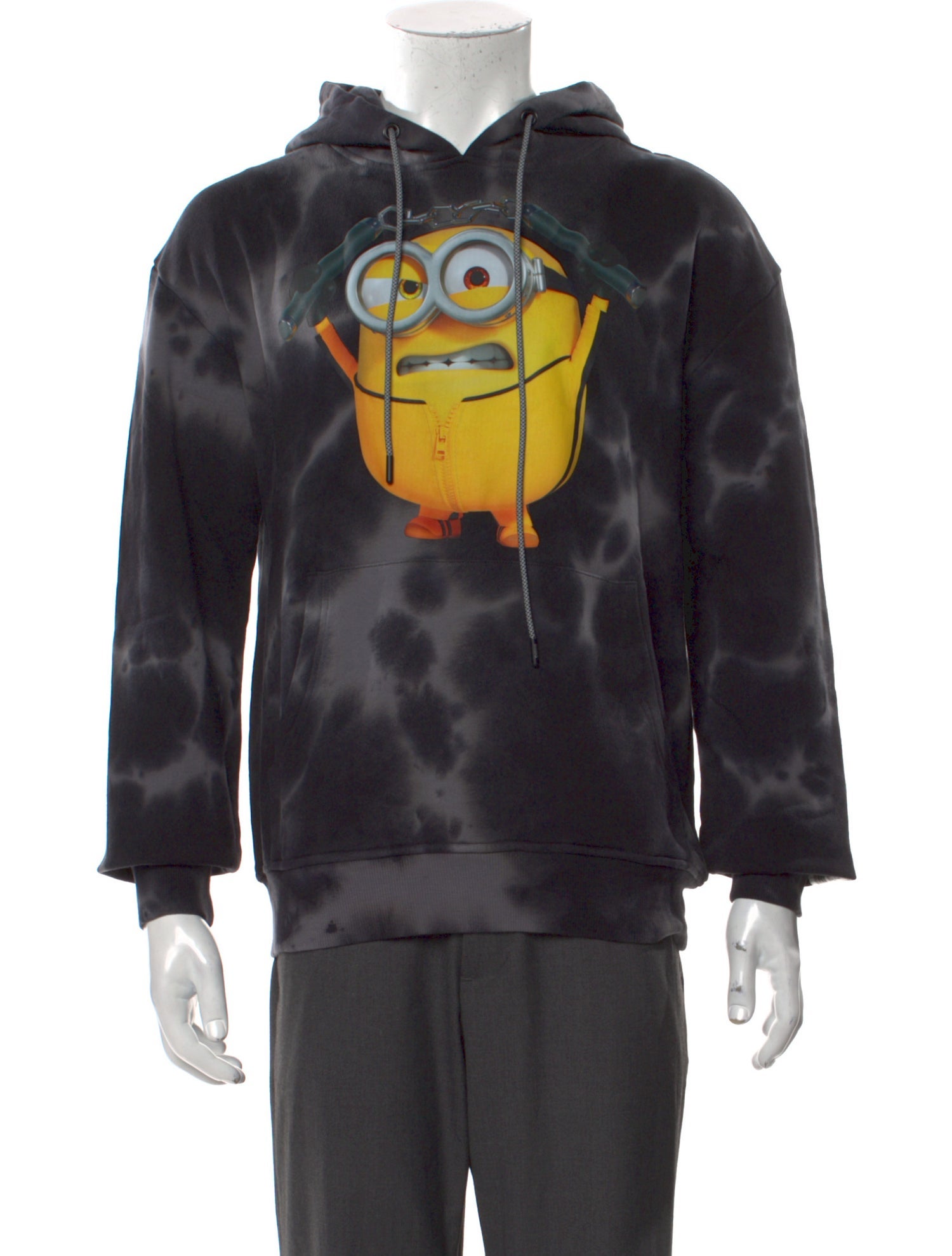 Mostly Heard Rarely Seen Graphic Print Crew Neck Hoodie