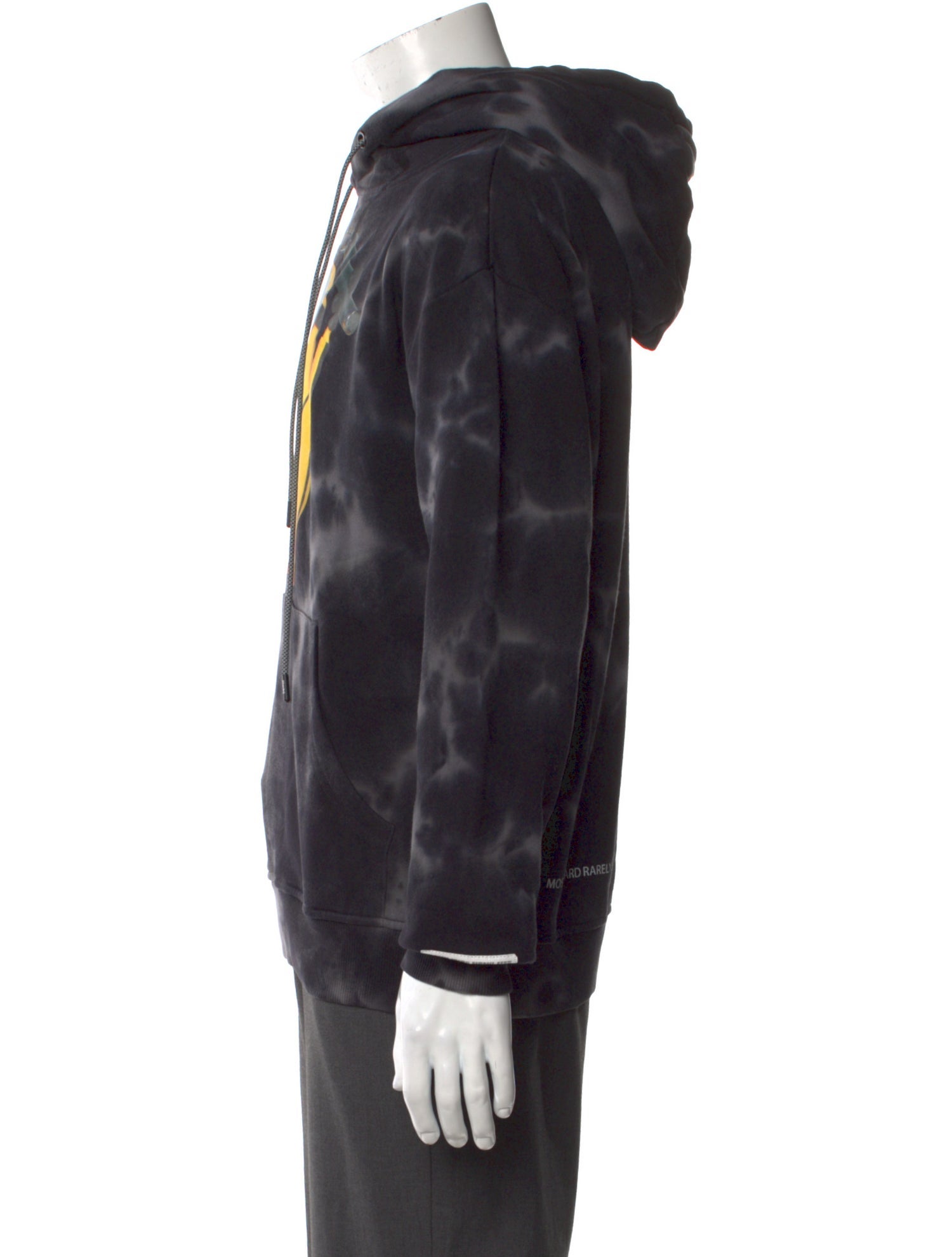 Mostly Heard Rarely Seen Tie-Dye Print Crew Neck Hoodie