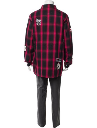 Mostly Heard Rarely Seen Plaid Print Long Sleeve Shirt