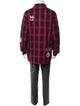 Mostly Heard Rarely Seen Plaid Print Long Sleeve Shirt
