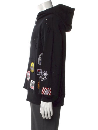 Mostly Heard Rarely Seen Graphic Print Crew Neck Hoodie