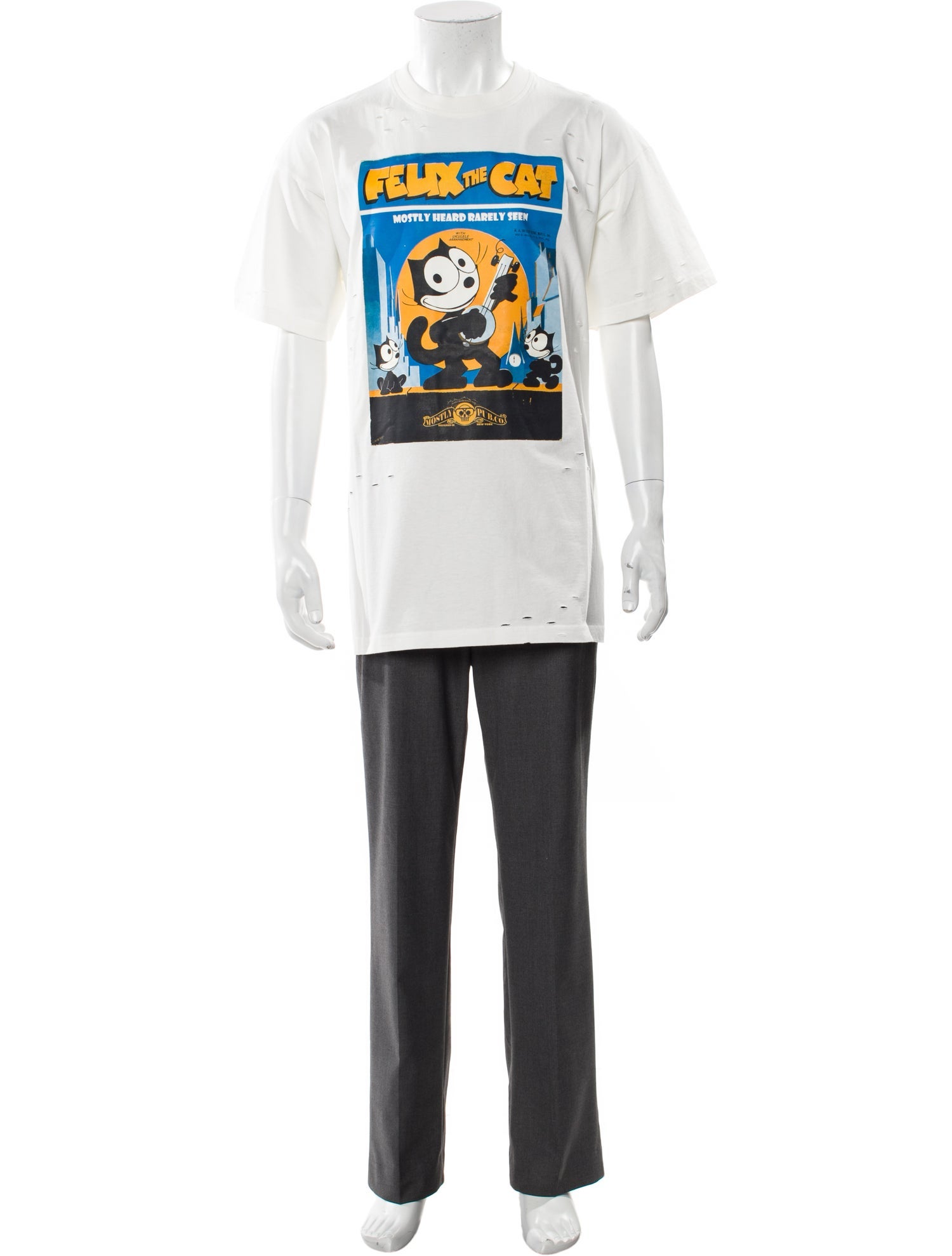 Mostly Heard Rarely Seen Graphic Print Crew Neck T-Shirt