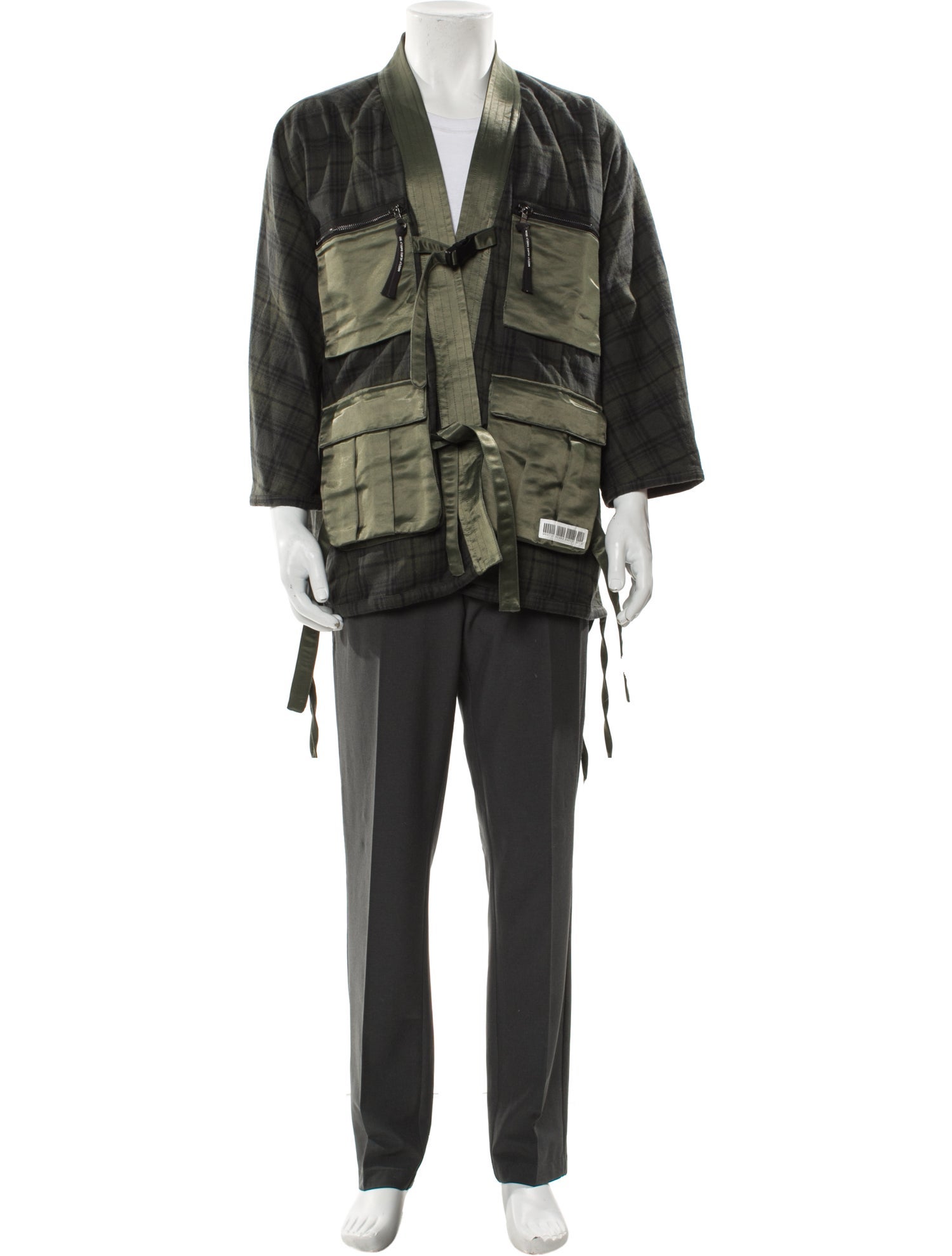 Mostly Heard Rarely Seen Plaid Print Jacket w/ Tags