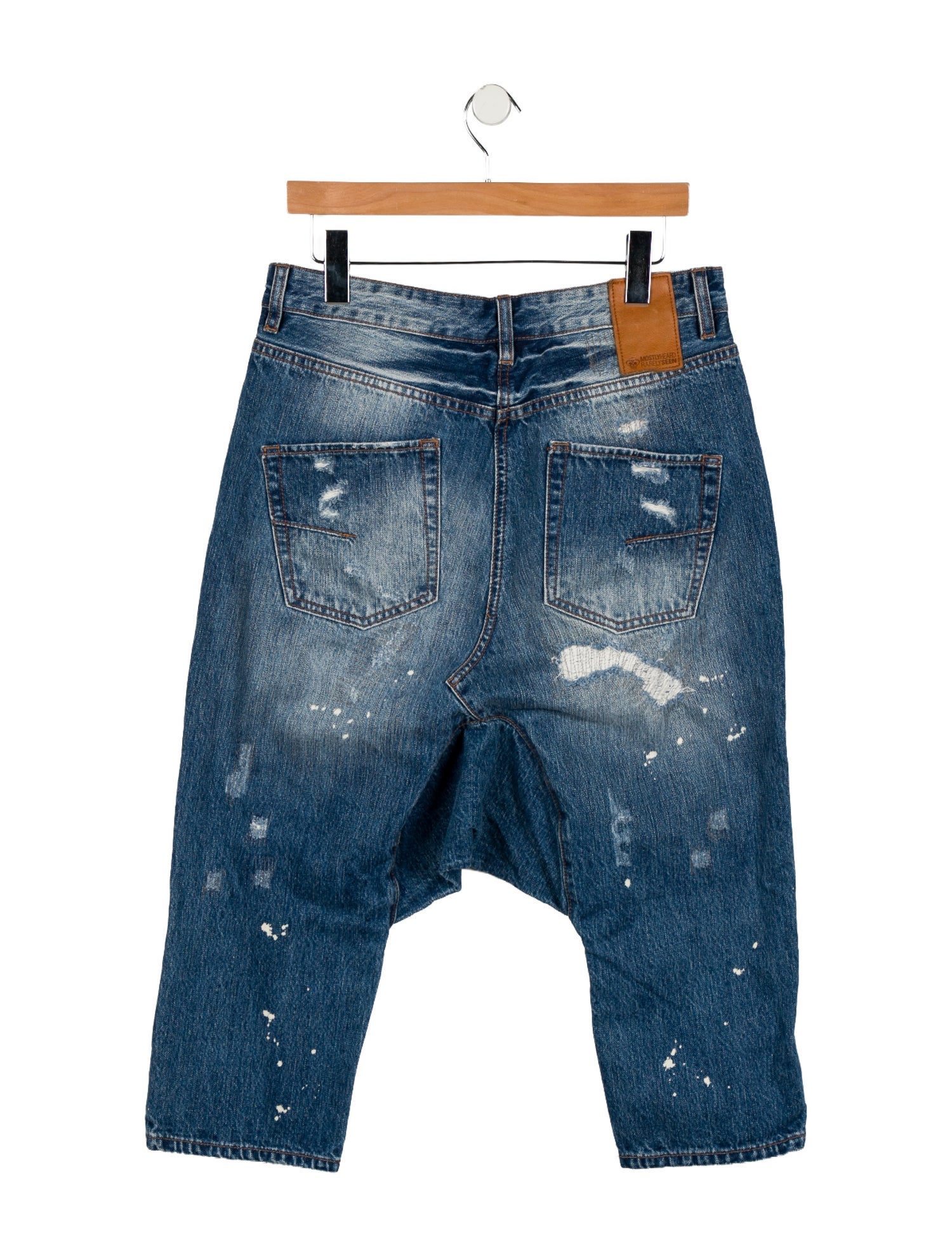 Mostly Heard Rarely Seen Denim Shorts