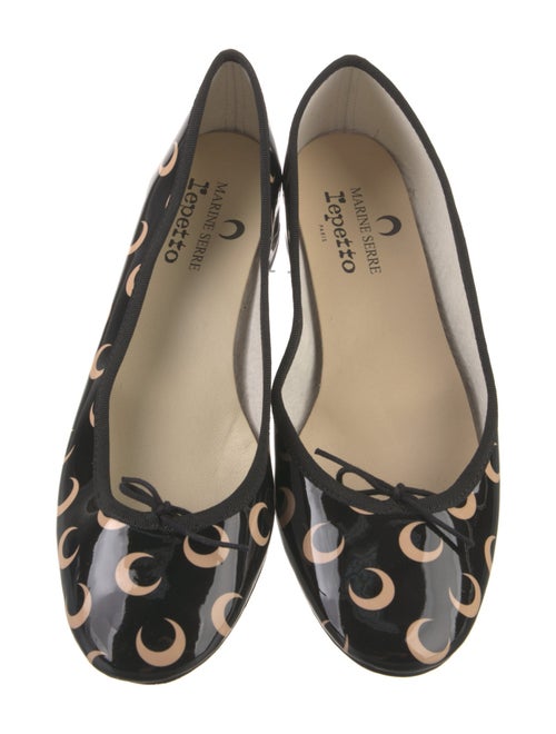 Marine Serre x Repetto Patent Leather Printed Pumps